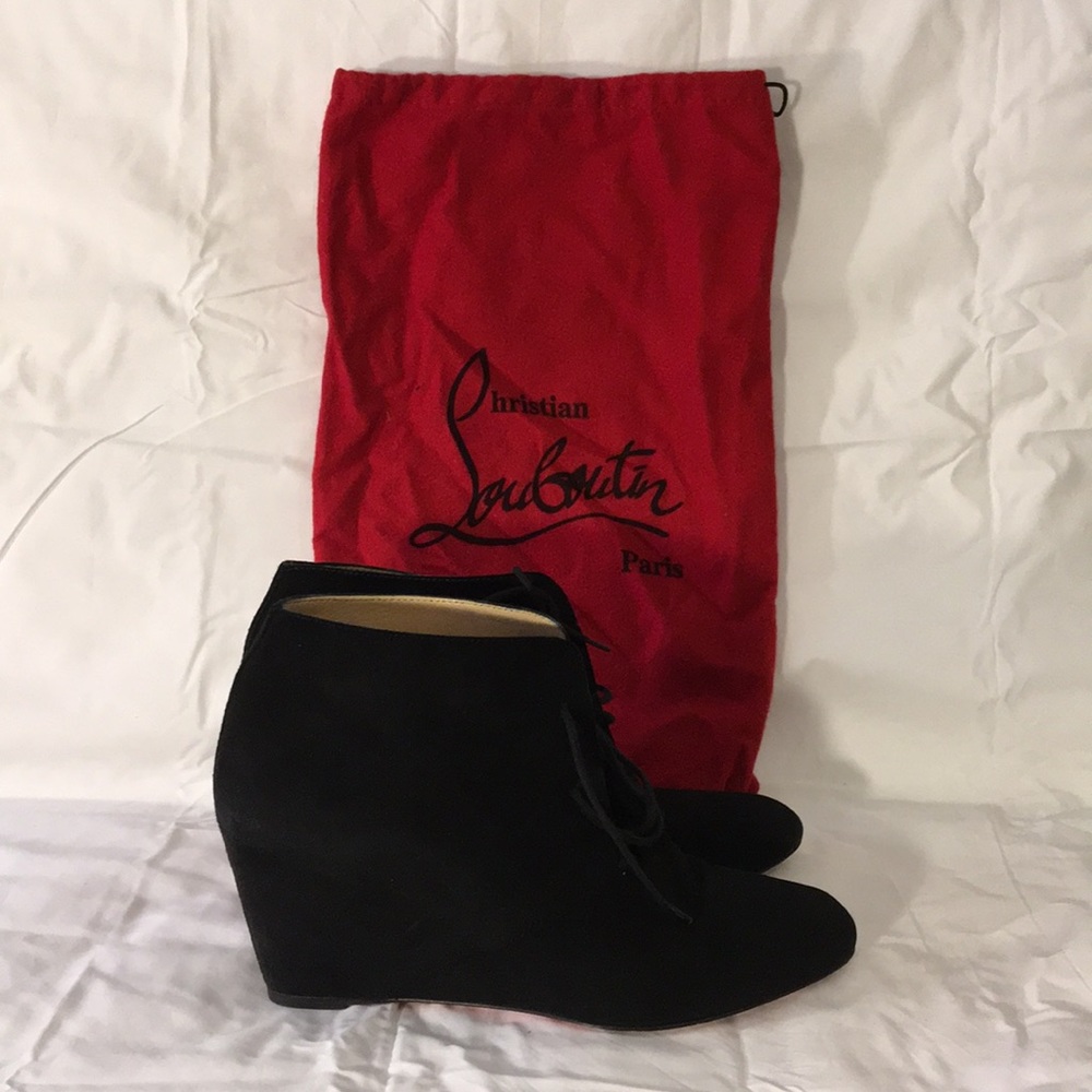 Christian Laboutin booties ankle boots shoes